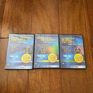 3 x DVDs Stock Market Trading Tactics Learn Techniques Trader Velez Finance